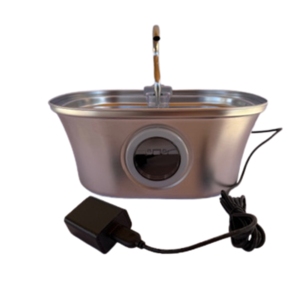 pet dish with water level indicator